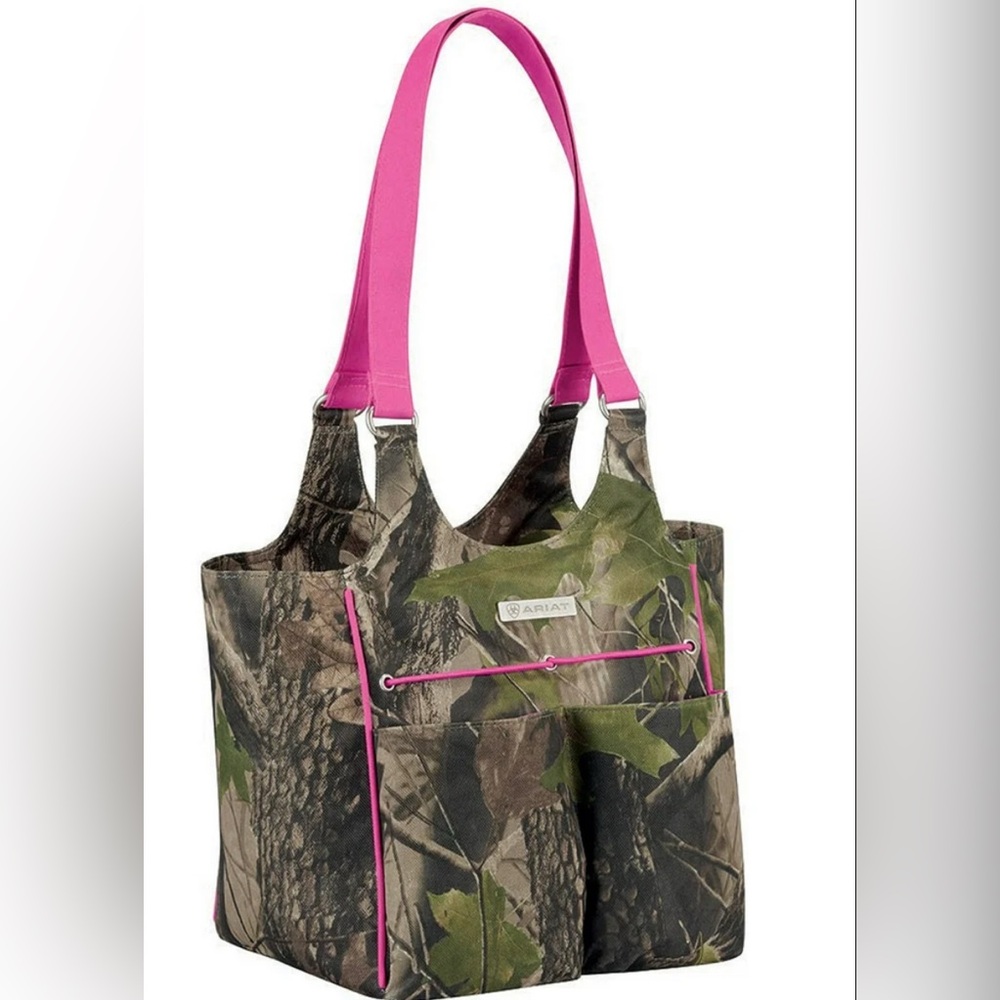 Ariat Accessories Women's Carry All Bag Purse Pink, CAMO Mossy Oak
